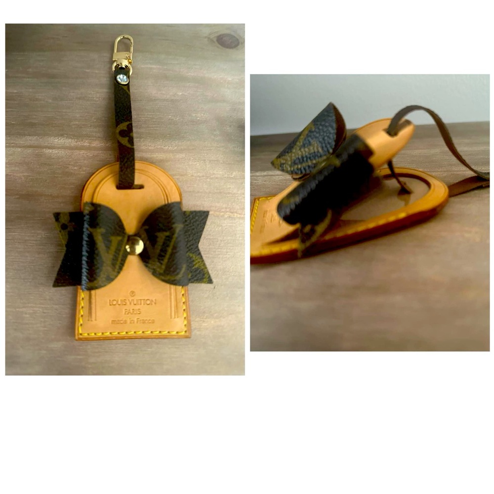 LV Up-Cycled Luggage Tag